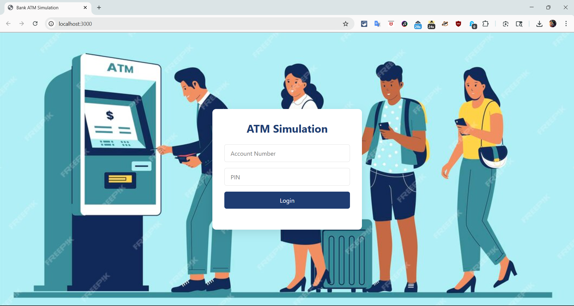 Bank ATM Simulation